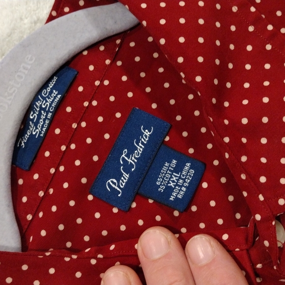 Xxl Paul Fredrick long sleeve button down shirt - Picture 7 of 8